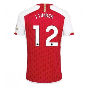 Arsenal Jurrien Timber #12 Domaci Dres 2023-24 Kratak Rukavima